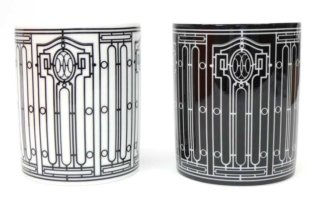 エルメス HERMES マグカップ Hデコ アッシュデコ 2個セット 白 黒 WWW_OPDRERGINERDOGAN_COM