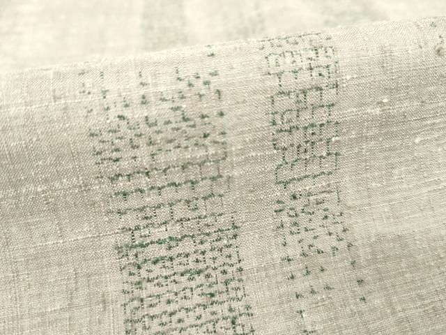 短冊文 茶鼠色地