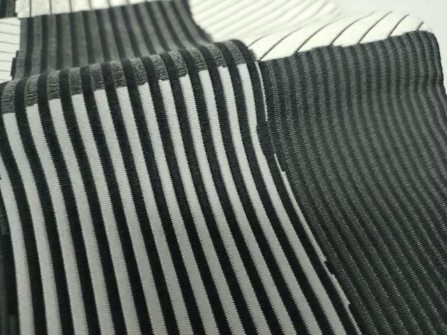 平和屋着物●六通柄袋帯　光染め変わり帯　柿渋染　諸紙布　市松絣　銀糸　証紙付き　正絹　逸品　DAAZ0359ps 平和屋着物○六通柄袋帯 光染め変わり帯 柿渋染 諸紙布 市松絣 銀糸