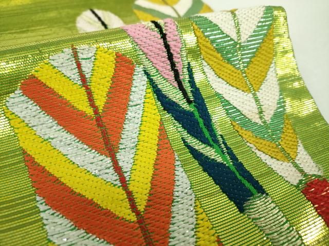 平和屋着物○六通柄 本袋帯 龍村平蔵柄 大祝矢 金銀糸 正絹 逸品