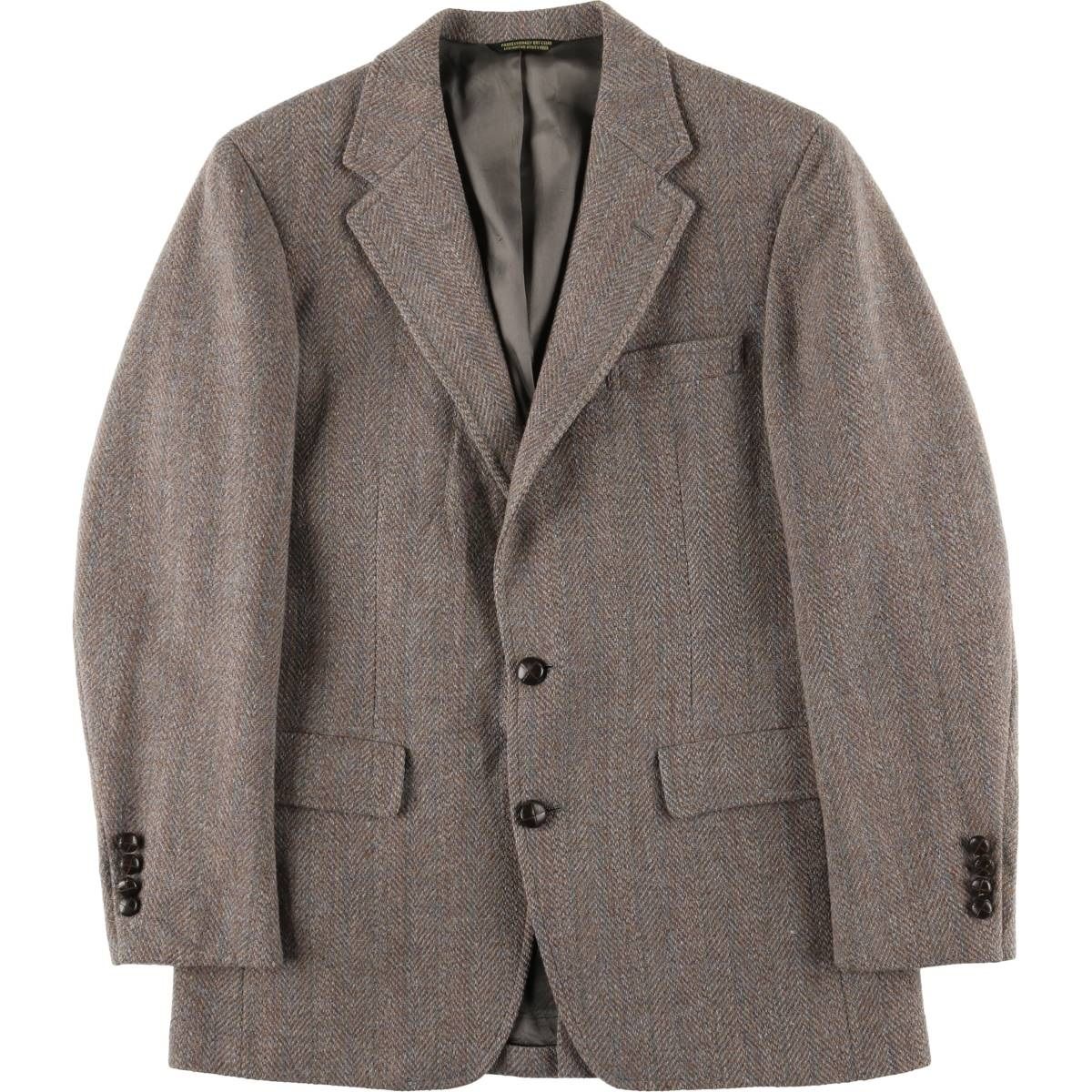 古着 80~90年代 ハリスツイード Harris Tweed ヘリンボーン ウール 