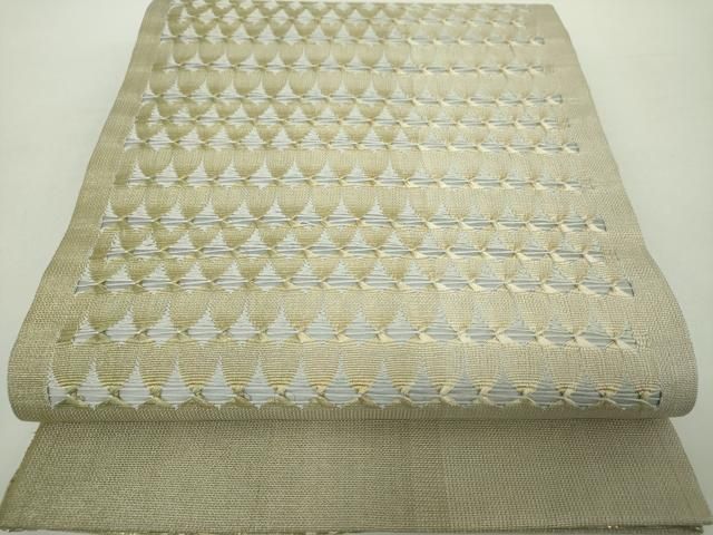 専用帯2881 ●ひなや工房 伊豆蔵明彦 高級 正絹 夏帯 名古屋帯 専用帯2881 ○ひなや工房 伊豆蔵明彦 高級 正絹 夏帯 名古屋帯