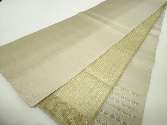 平和屋着物○ひなや工房 くむ・あむ・おる 伊豆蔵明彦 太鼓柄袋帯 横段