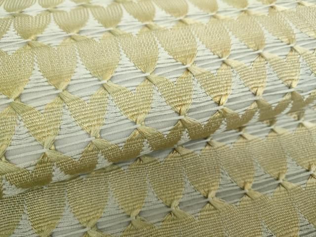 平和屋着物○ひなや工房 くむ・あむ・おる 伊豆蔵明彦 太鼓柄袋帯 横段