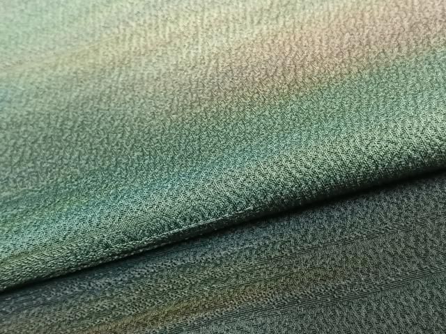  平和屋着物 染色家 岩浅公展 訪問着 単衣 霞文 暈し染め 正絹 fy 訪問着 付け下げ 着物