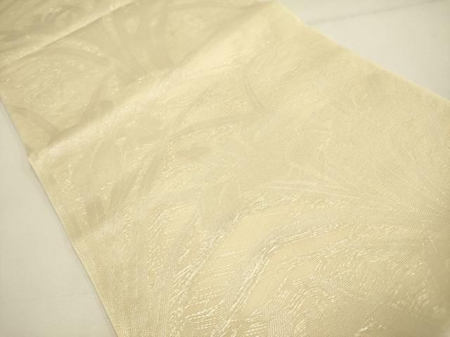 平和屋着物＊夏物 六通柄袋帯 杜若 カキツバタ 銀糸 正絹 逸品 DAAY2990op