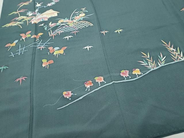 訪問着 人物風景文