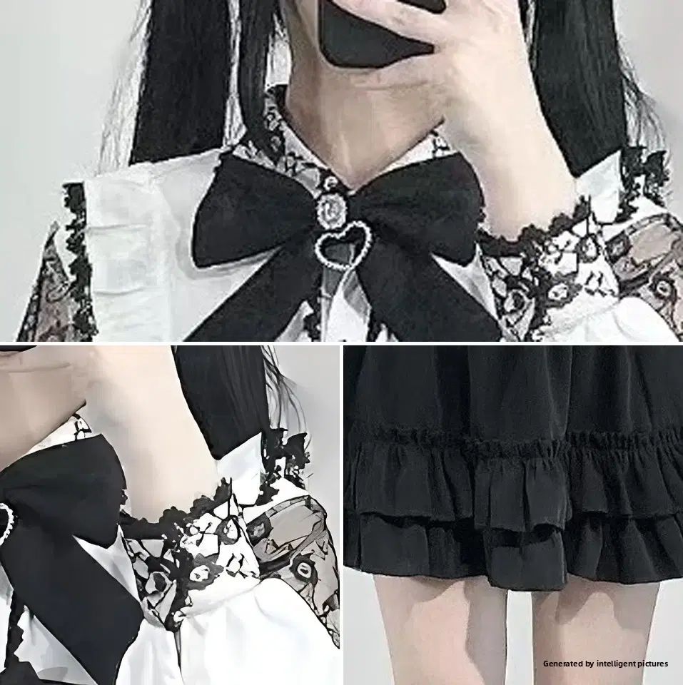 ブラック ゴスパンク セットアップ