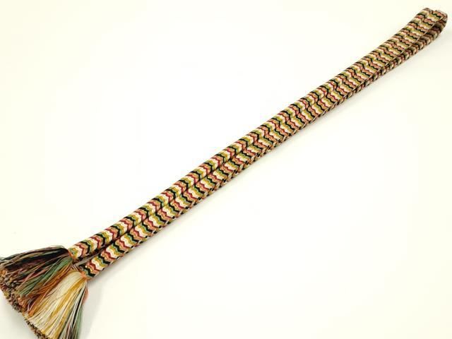 平和屋着物●極上　有職組紐道明　帯締め　御岳組　宮内庁御用　国立博物館御用　東京芸術大学御用　逸品　AABC4248ay 平和屋着物○極上 有職組紐道明 帯締め 御岳組 宮内庁御用 国立博物館