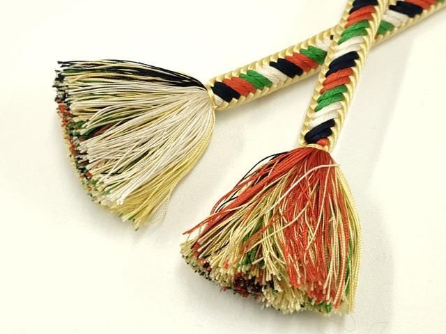 平和屋着物○極上 有職組紐道明 帯締め 奈良組 宮内庁御用 国立博物館御用