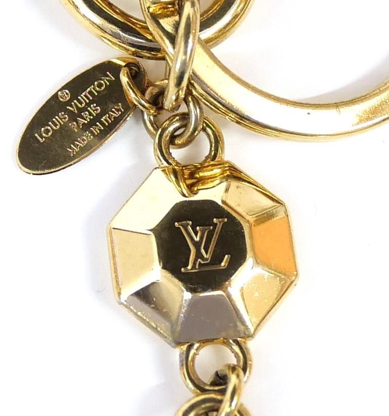 ルイ・ヴィトン LOUISVUITTON キーホルダー・LV ファセット M65216