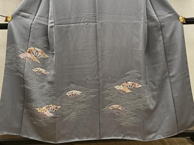 平和屋着物○創業460年・千總 訪問着 片輪車花文 金彩 高島屋扱い 正絹