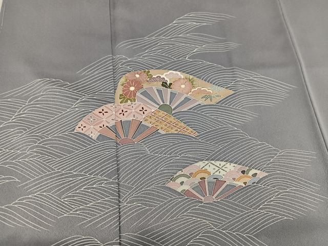 平和屋着物○創業460年・千總 訪問着 片輪車花文 金彩 高島屋扱い 正絹