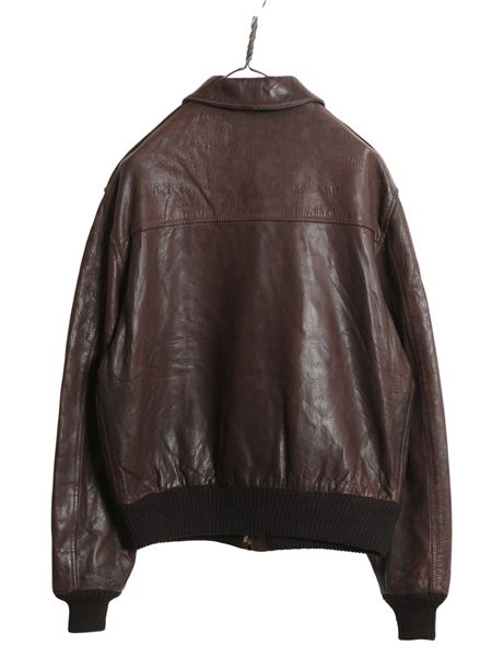 ボンバー 本革