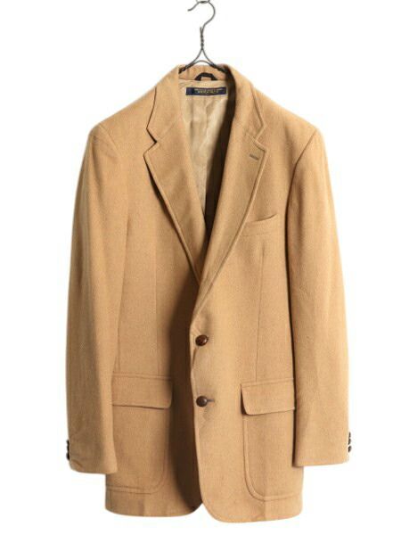 80s ブルックスブラザーズ テーラード ジャケット メンズ L 程 旧タグ ヴィンテージ BROOKSGATE ブレザー キャメル ヘアー ブラウン