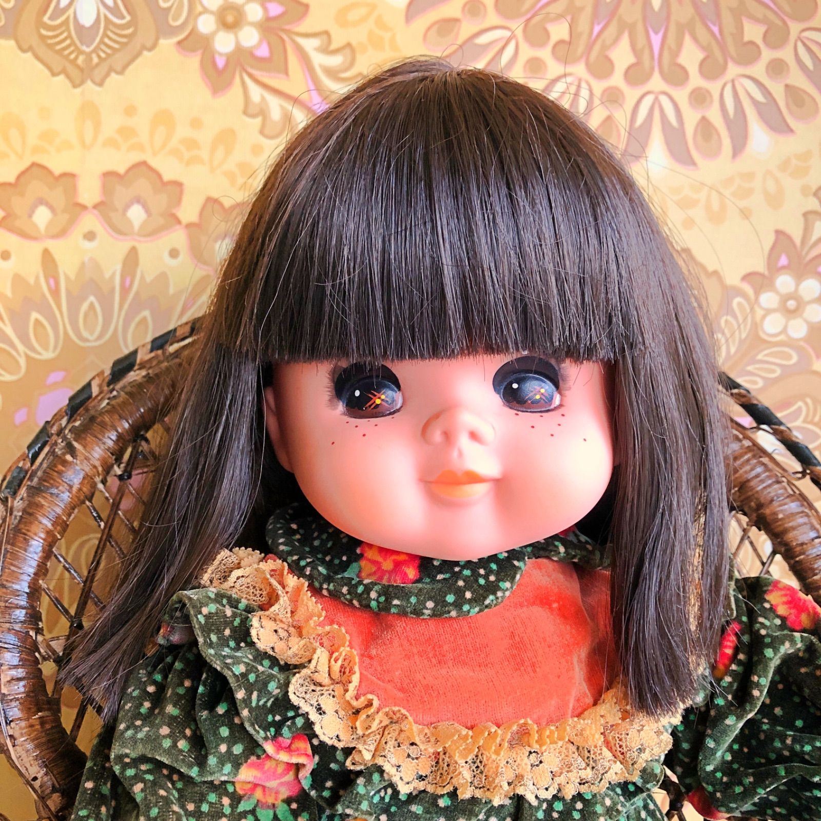 オオイケ抱き人形/アンちゃん/ヴィンテージドール55cm - メルカリ