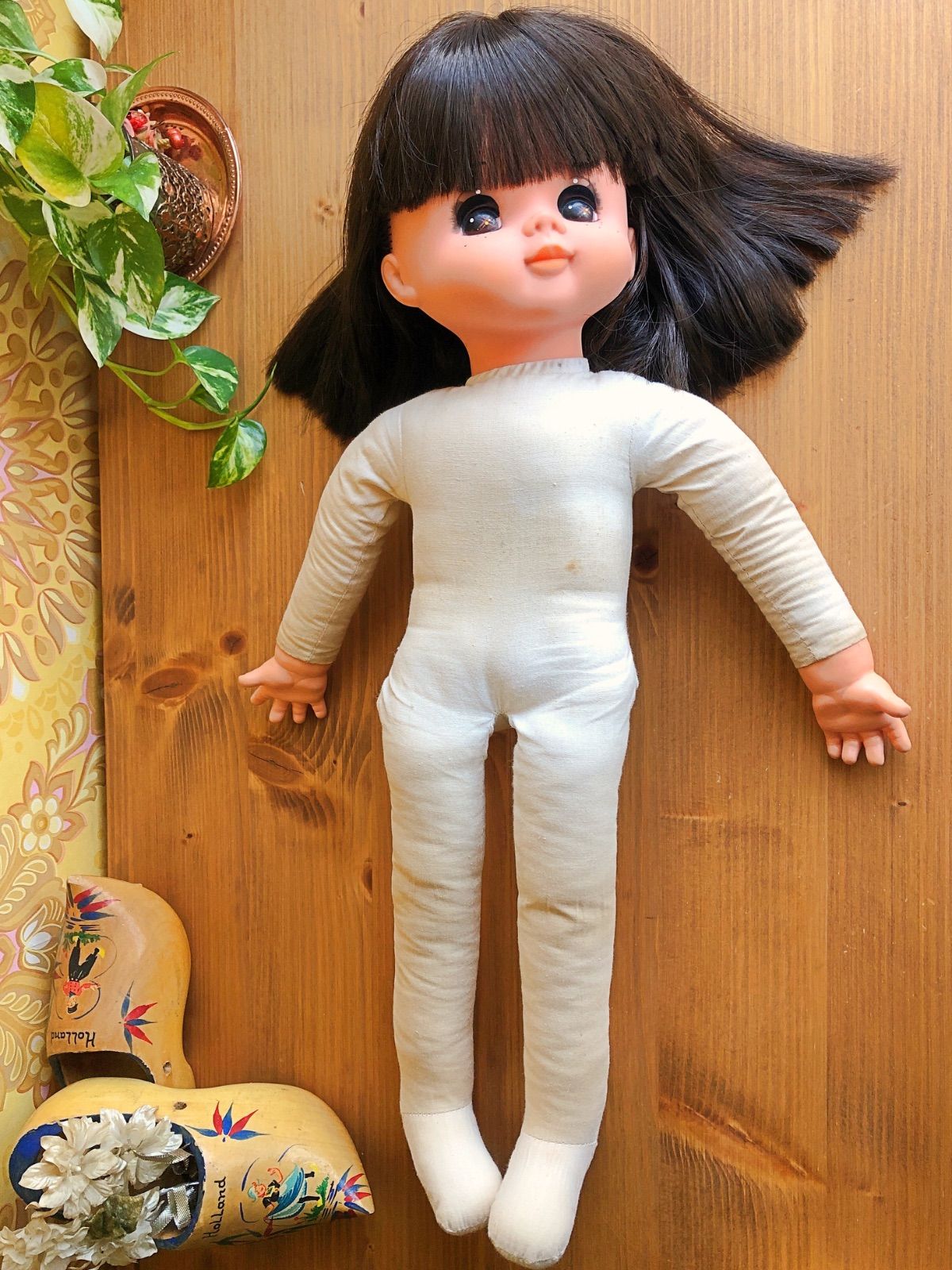 オオイケ抱き人形/アンちゃん/ヴィンテージドール55cm - メルカリ