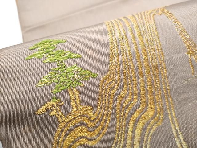 平和屋着物○希少 龍村平蔵製 六通柄 本袋帯 羽化登仙錦 金銀糸 正絹
