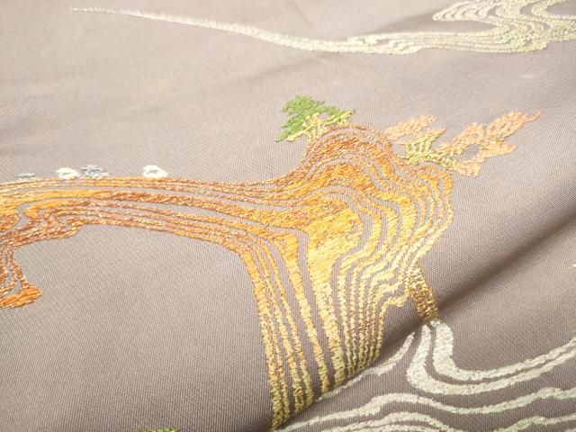 平和屋着物○希少 龍村平蔵製 六通柄 本袋帯 羽化登仙錦 金銀糸 正絹