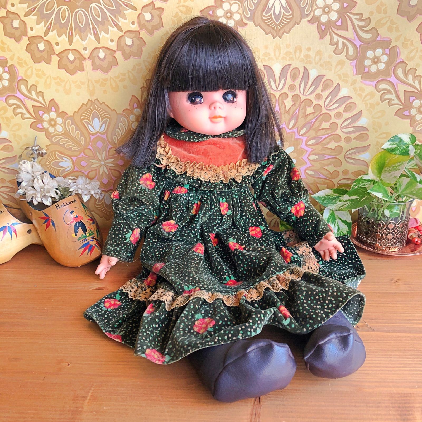 オオイケ抱き人形/アンちゃん/ヴィンテージドール55cm - メルカリ