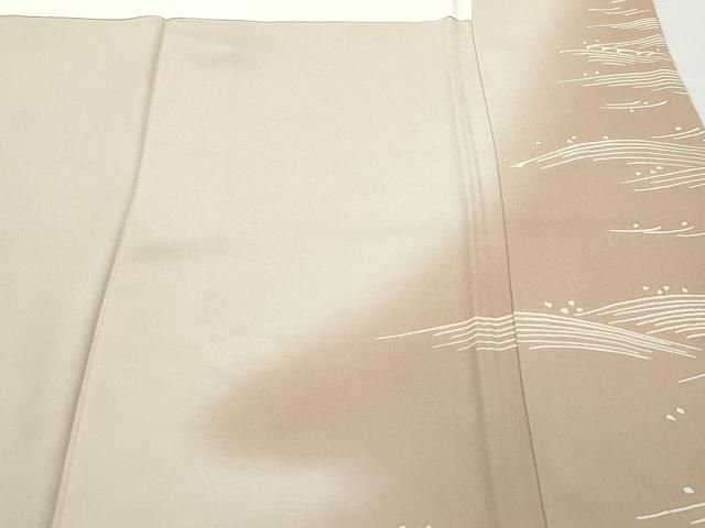 立波屏風草花文