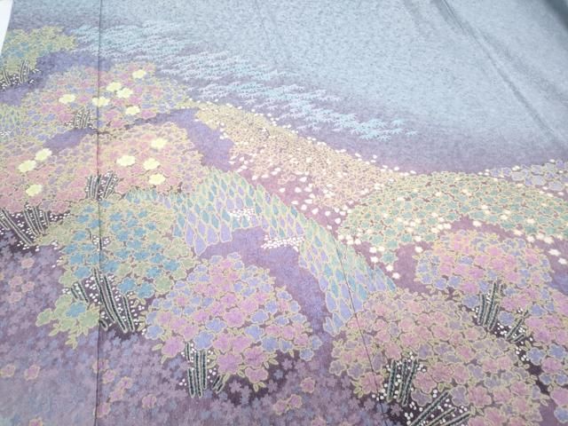 訪問着 重ね絞り