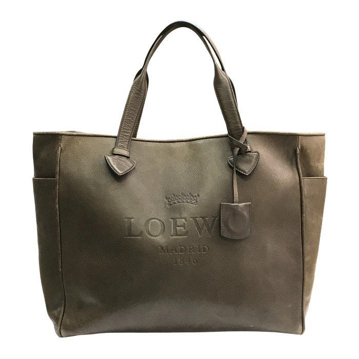 LOEWE ロエベ ヘリテージ トートバッグ レディース レザー ロゴ型押し