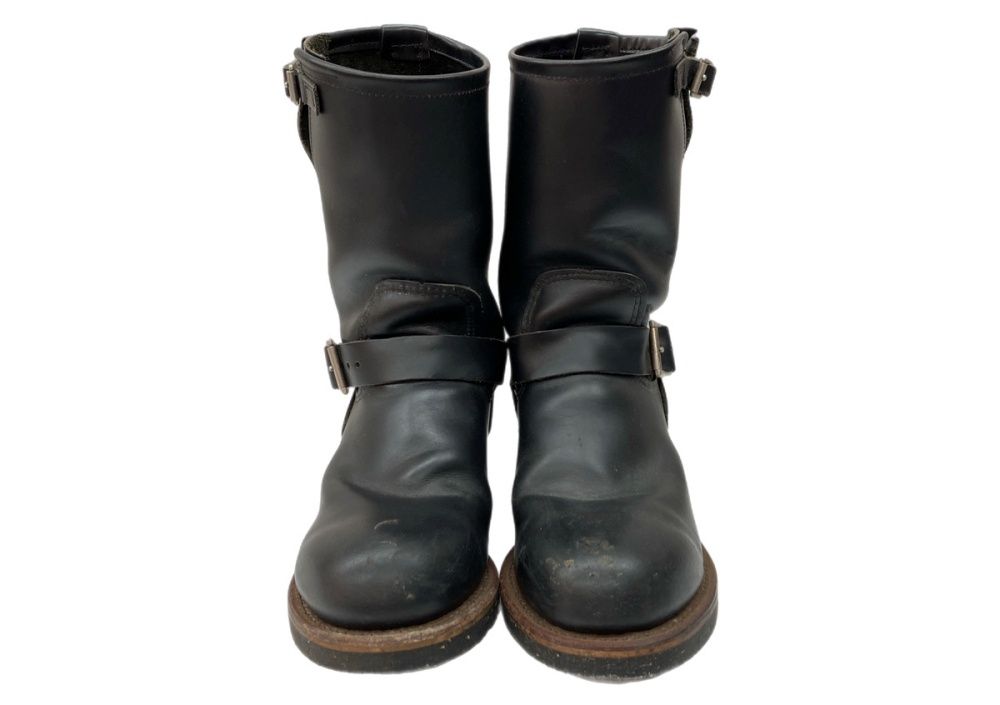 レッドウィング RED WING ENGINEER BOOTS エンジニア ブーツ ロング バイク 革靴 シューズ 黒 2268 メンズ靴 ブーツ エンジニア ブラック サイズ 8 1 2D 104S-1049