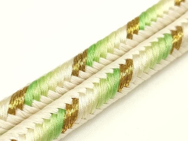 平和屋着物○極上 有職組紐道明 帯締め 奈良組 金糸 宮内庁御用 国立