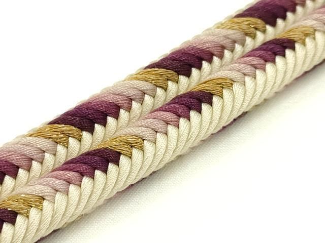 平和屋着物○極上 有職組紐道明 帯締め 奈良組 金糸 宮内庁御用 国立