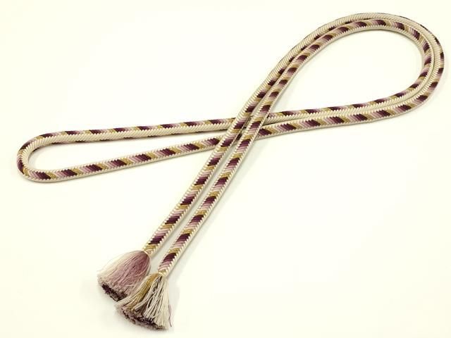 平和屋着物○極上 有職組紐道明 帯締め 奈良組 金糸 宮内庁御用 国立