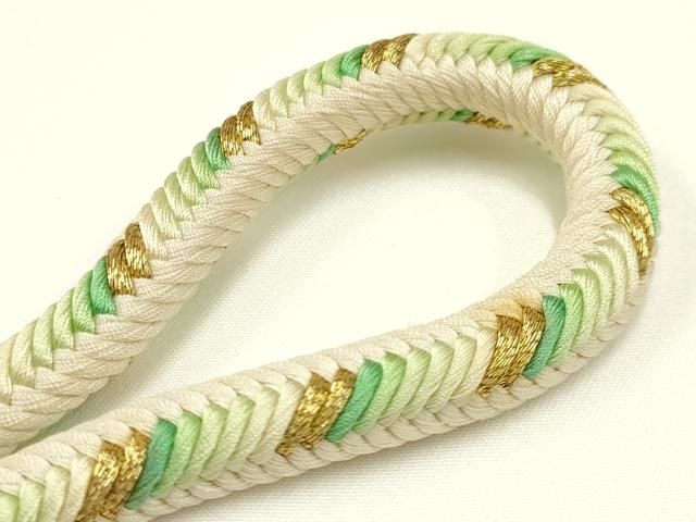 平和屋着物○極上 有職組紐道明 帯締め 奈良組 金糸 宮内庁御用 国立