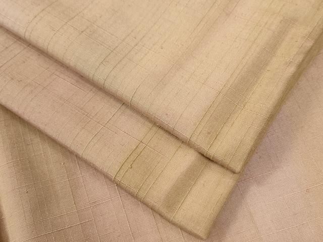 平和屋着物 上質な紬 霞文 正絹 yc