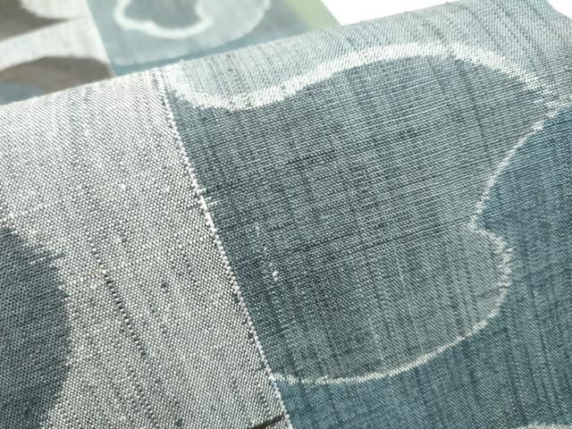 平和屋着物○本場結城玉紬 両面 全通柄袋帯 結識苑 霞文 証紙付き 正絹