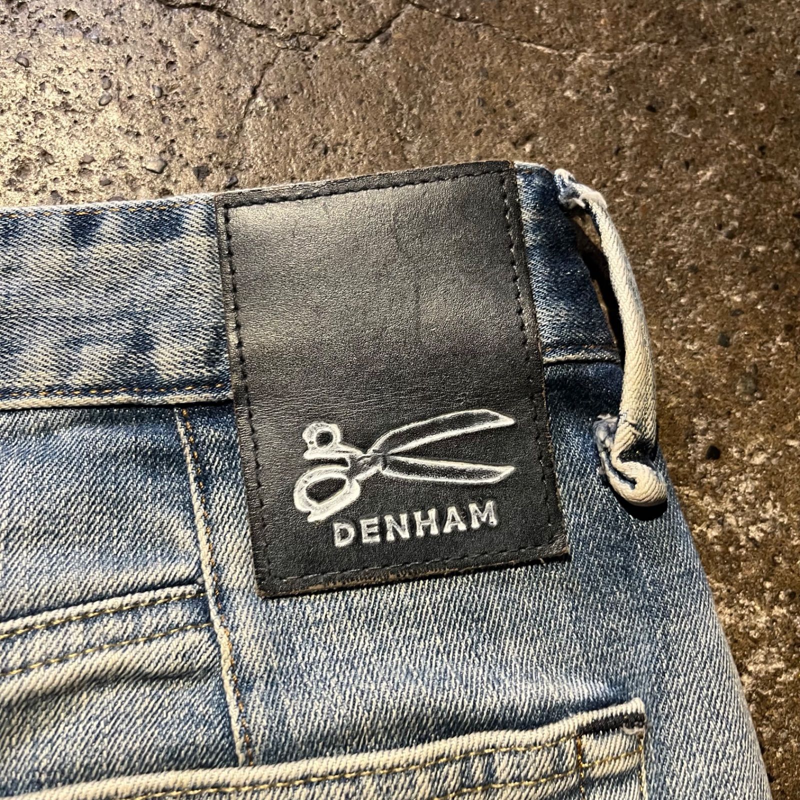 DENHAM デンハム ダメージ加工 クロップド デニム パンツ DENIM PANTS 