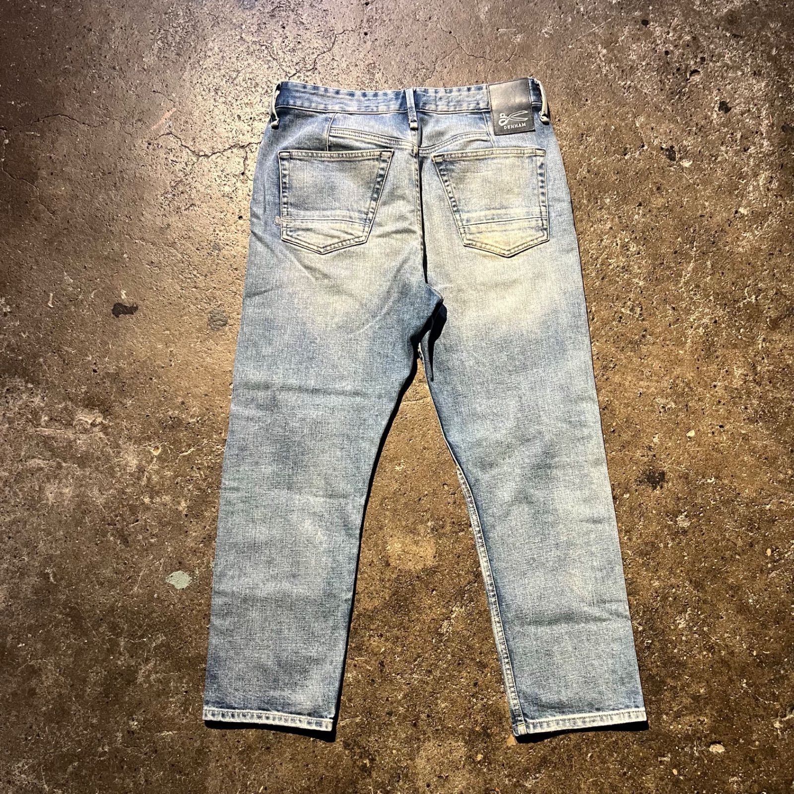 DENHAM デンハム ダメージ加工 クロップド デニム パンツ DENIM PANTS 