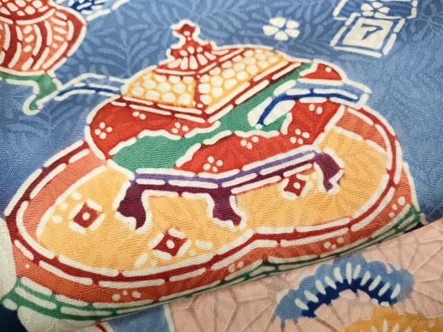 型染め 茶道具花文