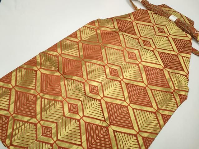 平和屋着物 男性 馬乗り袴 舞台衣装 菱松葉文 金糸 CAAZ2538ut