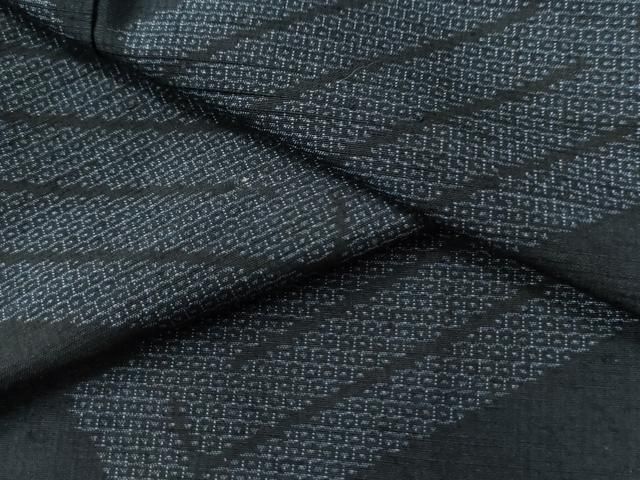 平和屋着物 結城紬 100亀甲 源氏香 正絹 yc