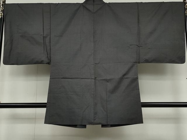 平和屋着物●男性　本場大島紬　160亀甲　総詰め　正絹　逸品　CABC2181ut 平和屋着物○男性 本場大島紬 アンサンブル 120亀甲 総詰め 正絹 逸品