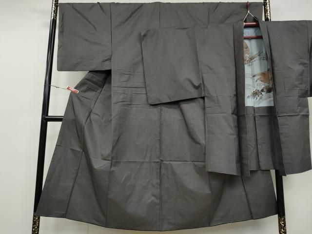 平和屋着物 男性 本場大島紬 アンサンブル 120亀甲 総詰め 正絹 CAAZ2558ut