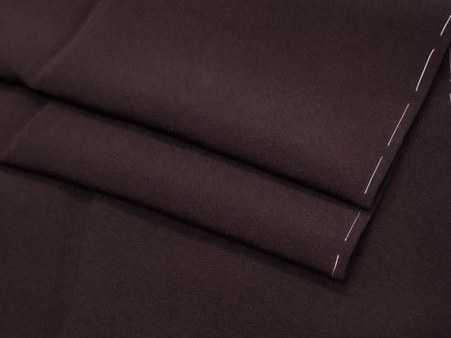 平和屋着物 上質な色無地 似せ紫色 正絹 vf