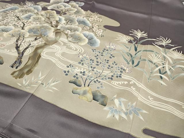 豪華色留袖 刺繍