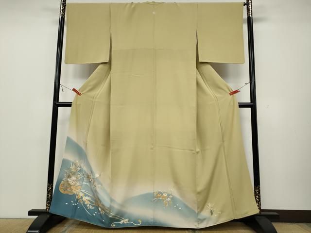 平和屋着物 豪華色留袖 花車文 暈し染め 金銀彩 京都きもの友禅扱い 正絹 ut