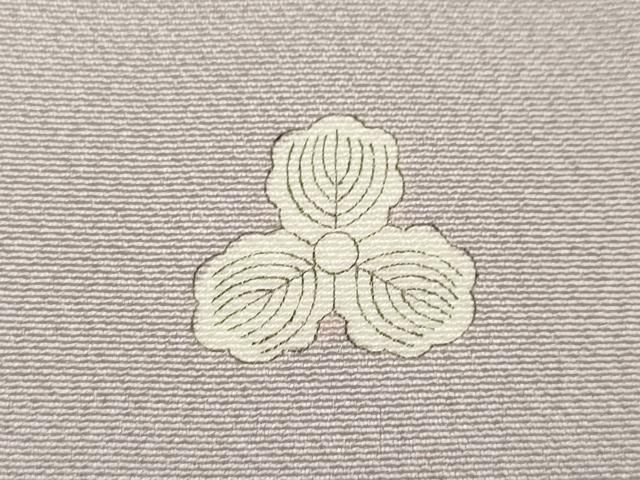 風景草花文 正絹