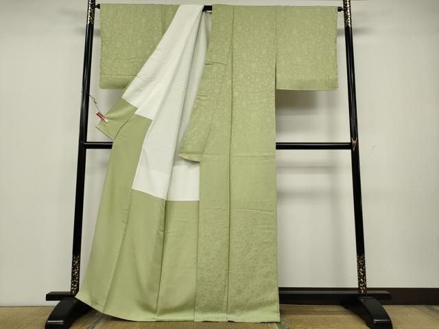 花唐草地紋 女郎花色