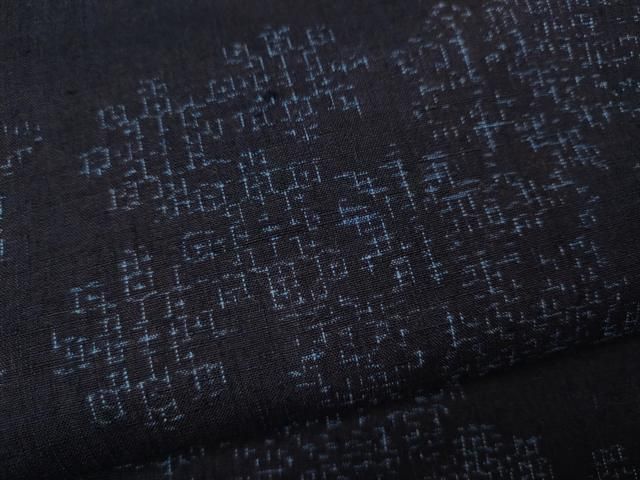  平和屋着物 本場結城紬 重要無形文化財 80亀甲 舞花文 正絹 ut 紬 着物