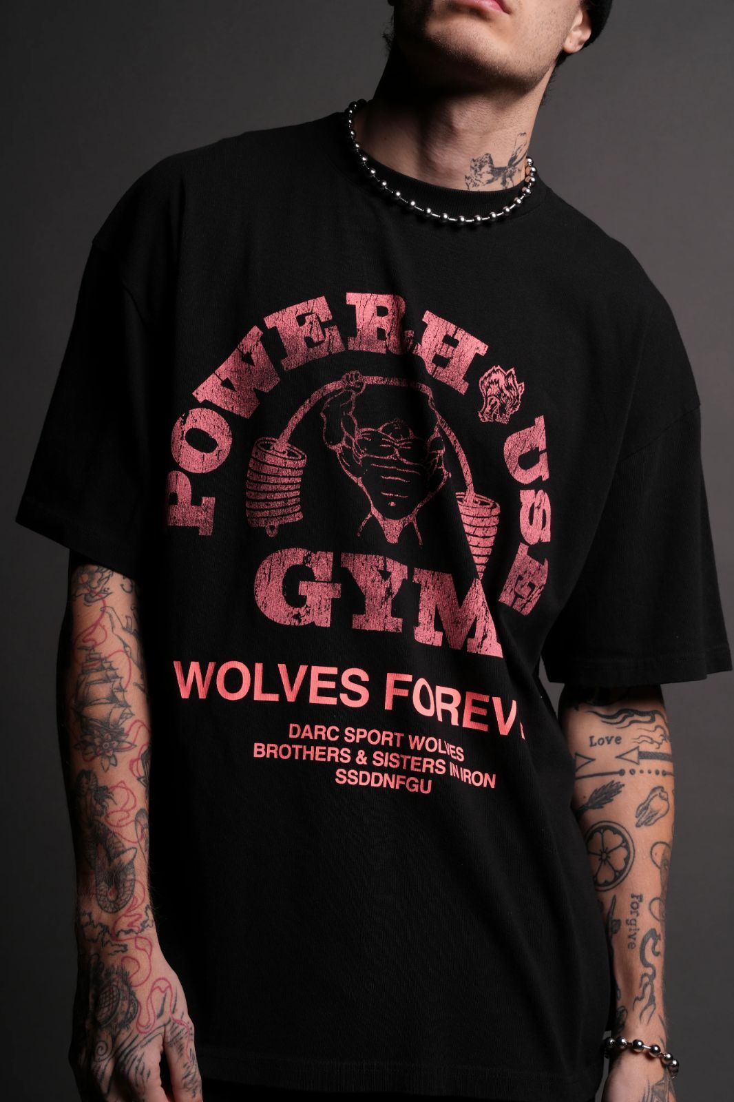 Darc Sport SSDD NFGU Powerhouse Of The Wolves V2 Oversized Tee