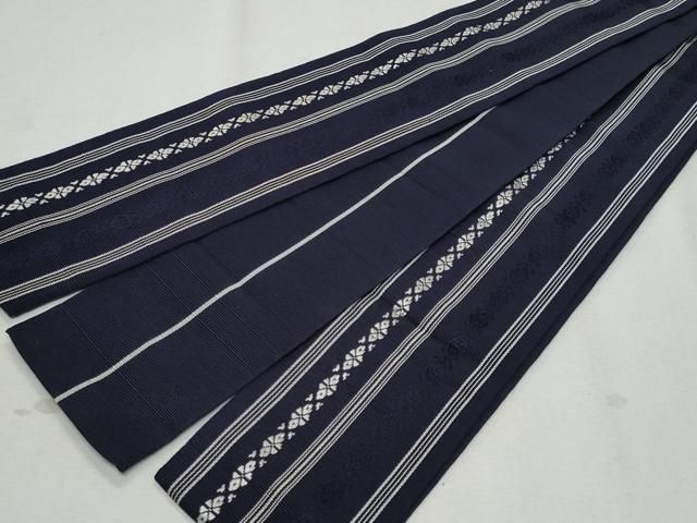 平和屋着物◎男性 本場筑前博多織 角帯 献上 正絹 逸品 CAAZ4752fb