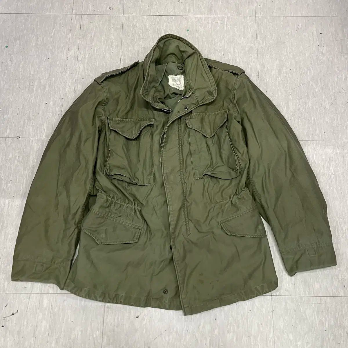 70s アルファ インダストリーズ M-65 フィールドジャケット マウンテンパーカー L V5